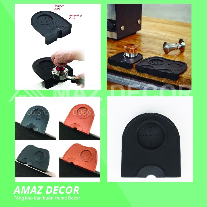 Miếng lót Thảm Silicon Để Dụng Cụ Nén Cà Phê Espresso TAMPING MAT – ĐẾ CAO SU NÉN CÀ PHÊ - TAMPER
