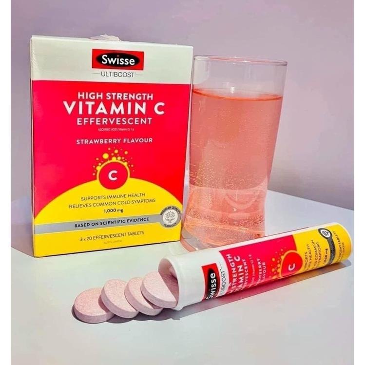 VIÊN SỦI VITAMIN C SWISSE 1000mg - ÚC - MẪU MỚI