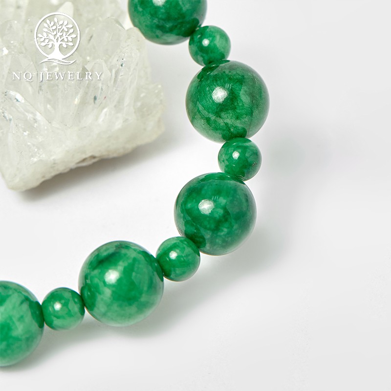 Vòng Mân Côi - Chuỗi Mân Côi Màu Xanh Lá NQ Jewelry