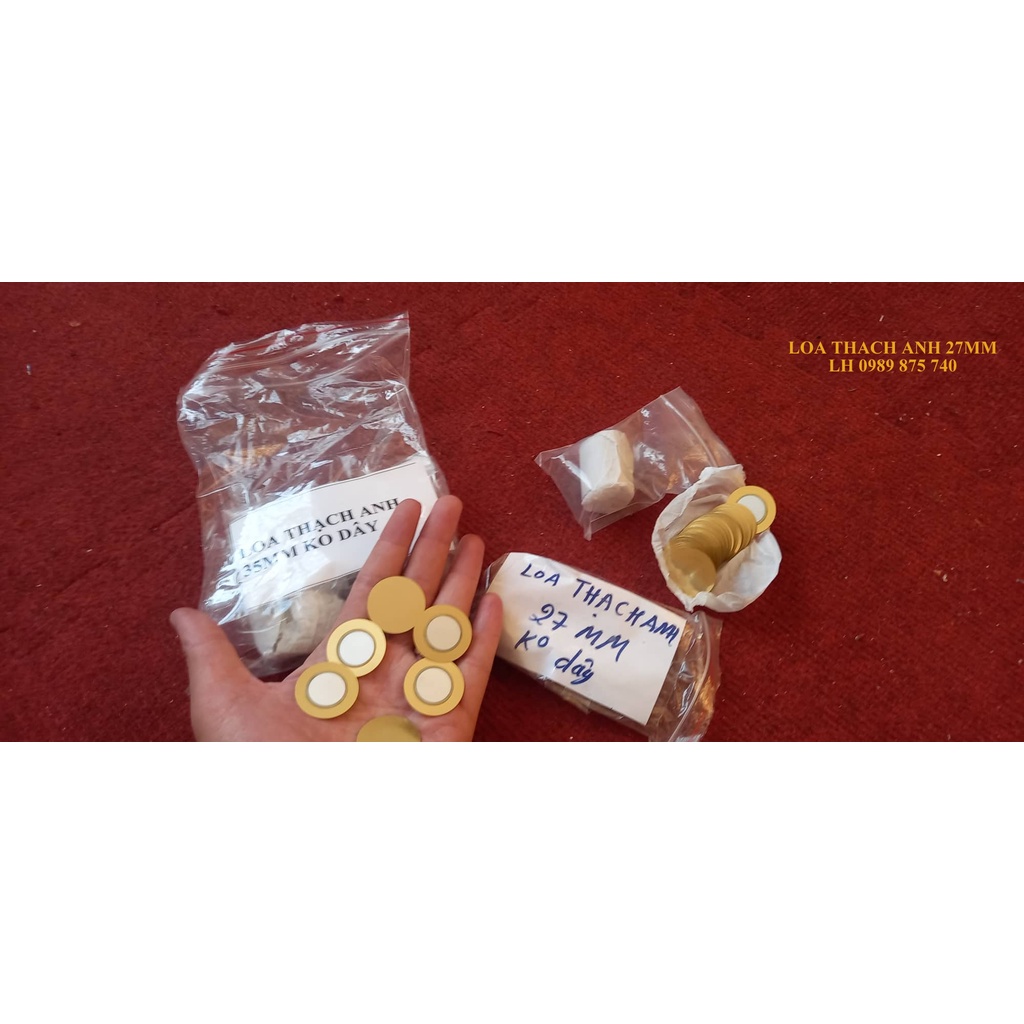 1 Loa thạch anh 35/27/20/50 mm cho trống điện tử