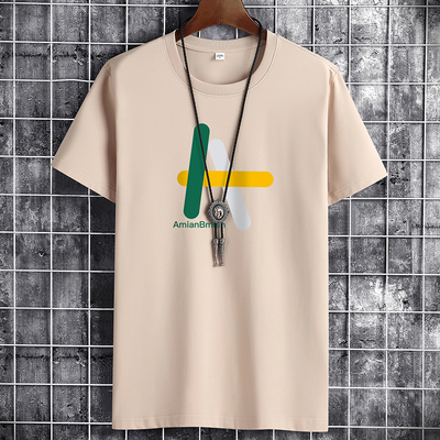 Áo thun cotton tay ngắn cổ tròn 11 màu thời trang cho nam