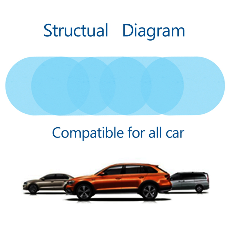 Miếng Dán Chống Nước Mưa Cho Kính Chiếu Hậu Xe Hơi