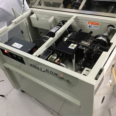 Máy đóng đai thùng carton CHALI JN-740 Đài Loan | Máy bán tự động dùng cho dây nhựa PP