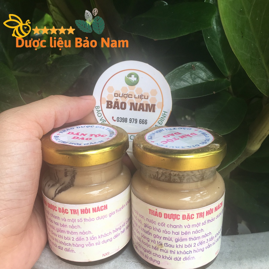 Thảo dược của người dân tộc Dao đỏ khử mùi hôi nách, hôi chân 1 lọ 200g