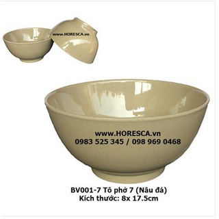 BV001-7 Tô Phở sâu 7 (Trắng Trơn)