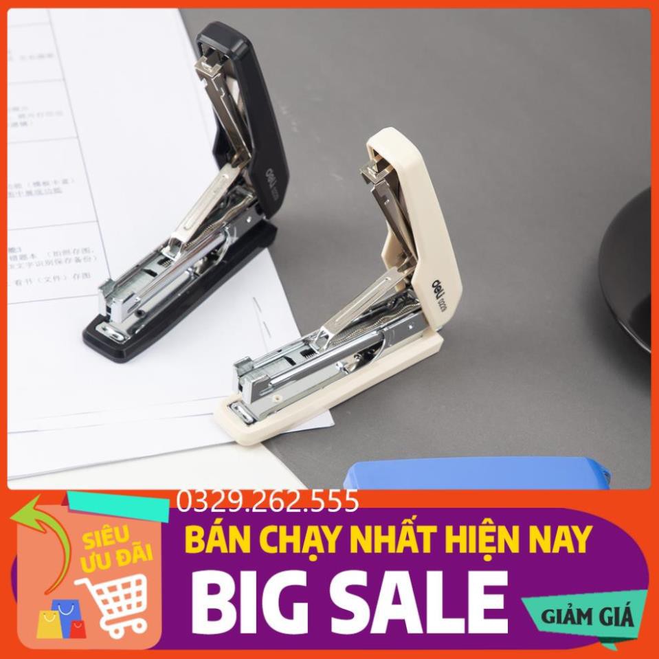 (FreeShip) Dập ghim Deli , 15 trang E0229 hàng chính hãng