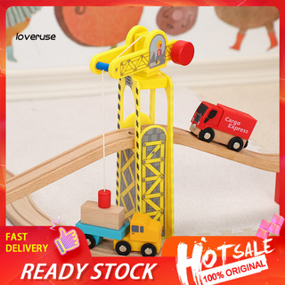 Bộ Đồ Chơi Xe Lửa Bằng Gỗ Có Nam Châm Cho Bé