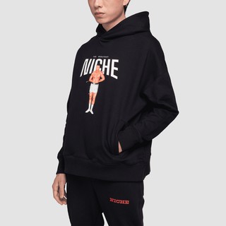 Áo Hoodies dáng rộng Unisex Niche Cotton Ali Oversized Hoodie