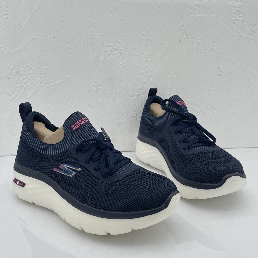 HẾT SIZE XẢ Giày thể thao nữ Skech GoWalk cổ chun- Xanh navy