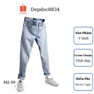 Quần jean nam cao cấp, chất liệu jean ( bò ) mềm mịn, from chuẩn, có nhiều mẫu rách đẹp đi kèm depdoc04
