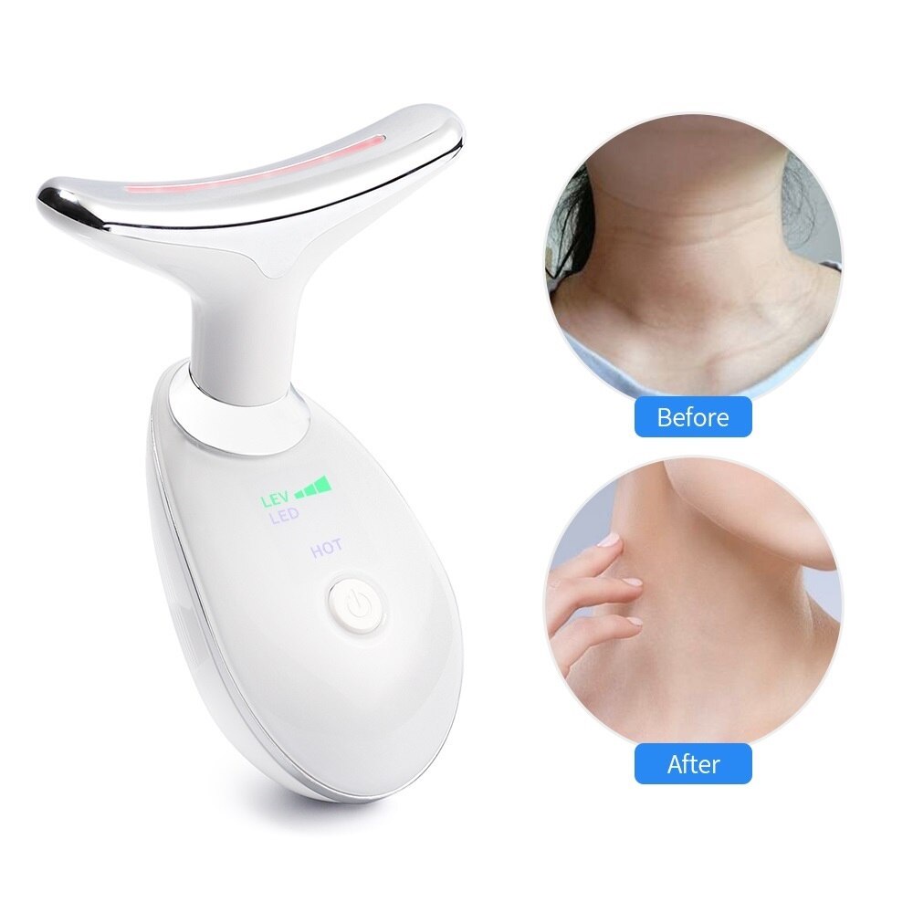 Máy Massage Nâng Cơ Mặt EMS Tích Hợp Đèn LED 3 Màu Sắc