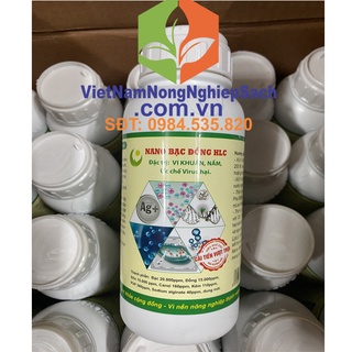 Chai 500ml nano bạc đồng hlc