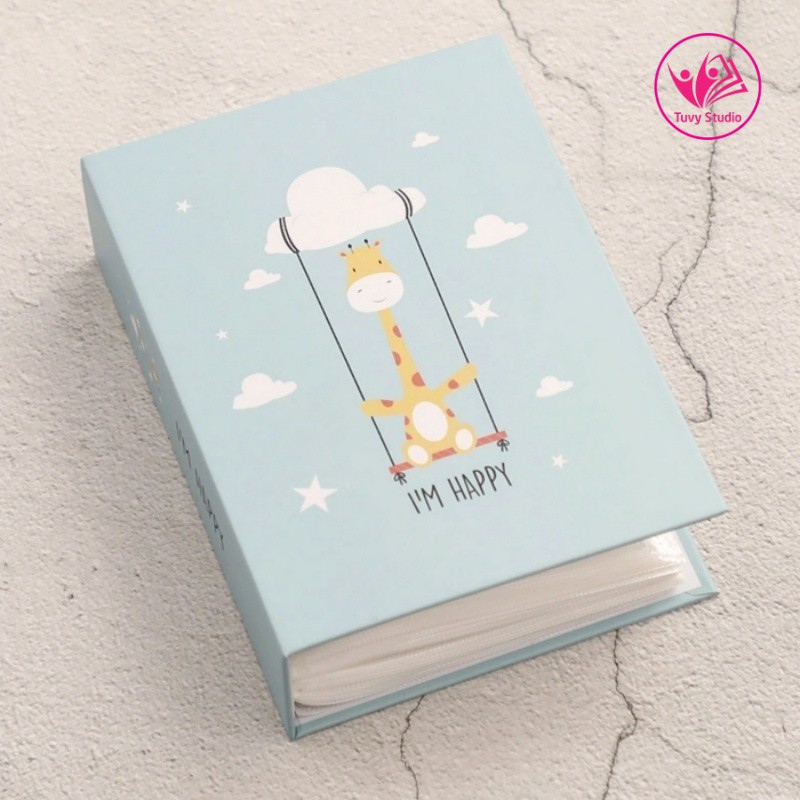 Album ảnh 9x12 đựng 200 tấm bìa giấy cứng đẹp siêu cute để ảnh cho con, ảnh gia đình, làm quà tặng tại Tú Vy Studio