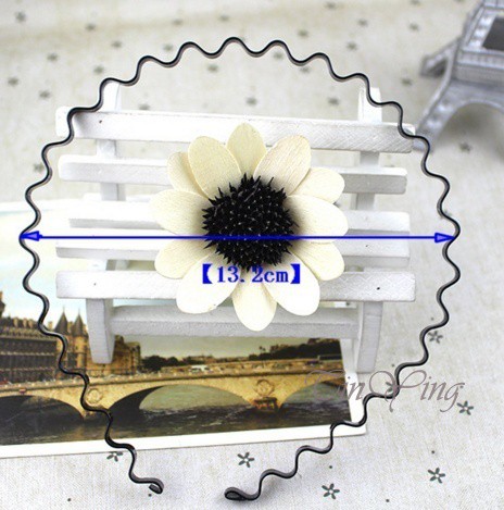 GETNOIVAS Băng Đô Cài Tóc Gợn Sóng Thời Trang Cho Nam Nữ