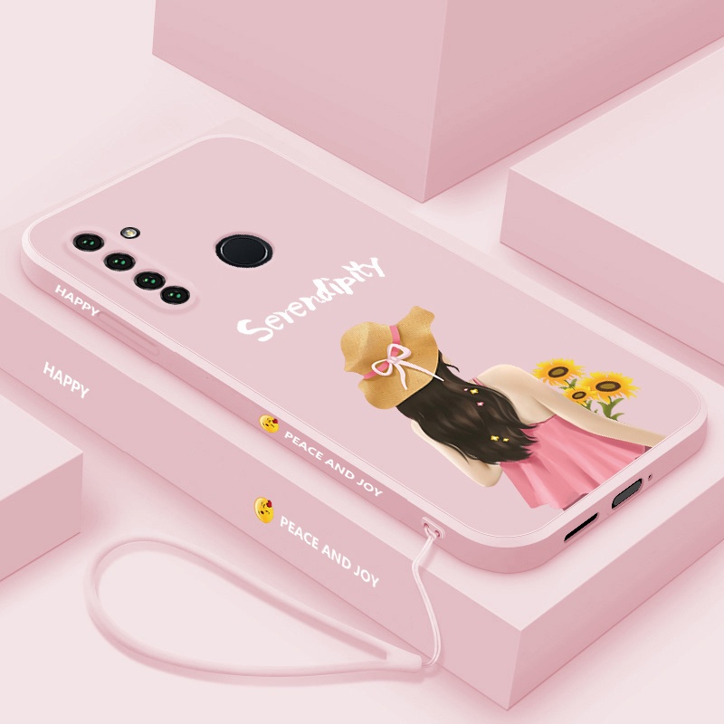 Ốp Điện Thoại Silicon In Hình Nhân Vật Có Dây Đeo Cho Realme 5 5i 5 pro 6 6i 6 pro c2 c3