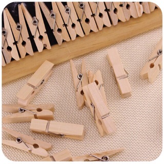 COMBO 10,30,50 KẸP GỖ 3CM TRANG TRÍ NHÀ CỬA GIÁ SỈ