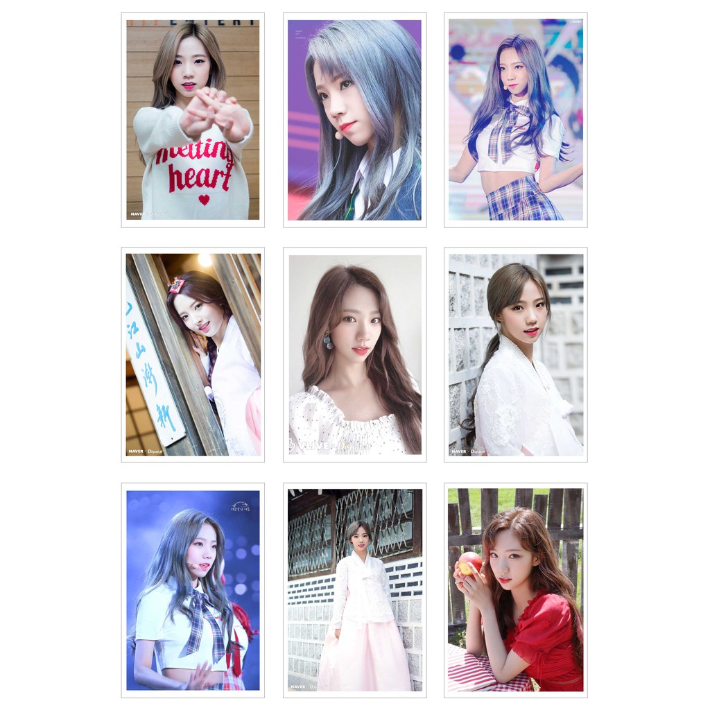 [Ép Lụa] Lomo Card 45 Ảnh YEORUM - WJSN