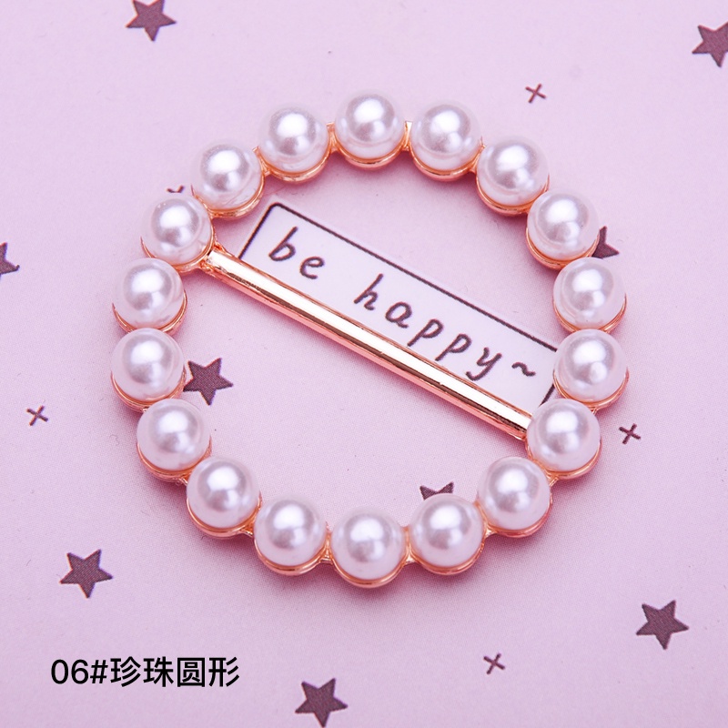 Khóa Thắt Nút Thắt Nút Đính Đá Ngọc Trai Dùng Trang Trí Áo Thun/Khăn Choàng Cổ/Thắt Lưng