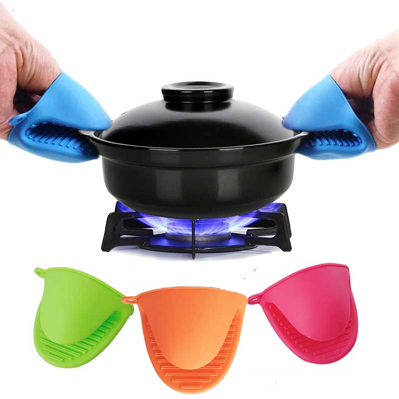 Găng tay cách nhiệt làm từ silicone chống trượt