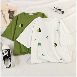 Áo thun ngắn tay in hình Quả Bơ siêu cute - Áo phông nam nữ mùa hè
