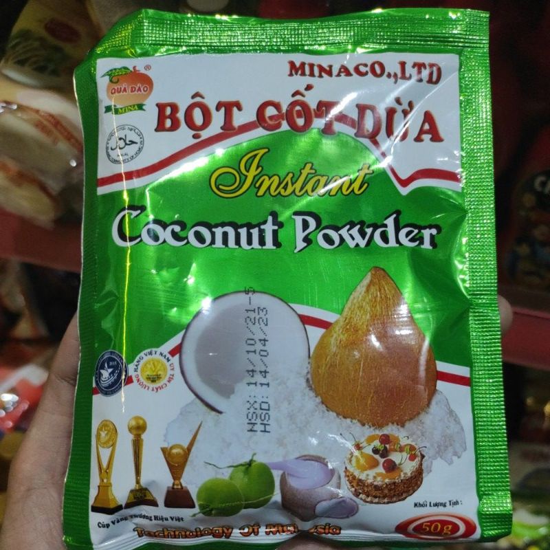 Bột cốt dừa gói 50g