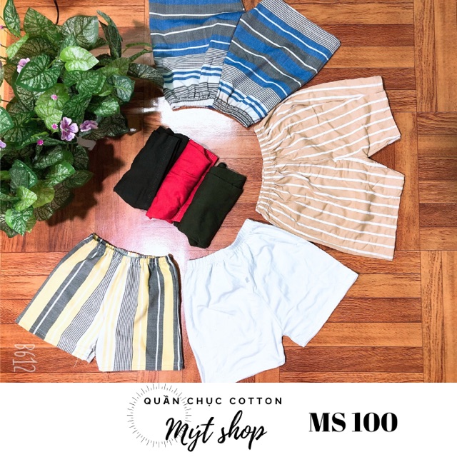 Quần chục cotton MS100 cho bé combo 10 quần