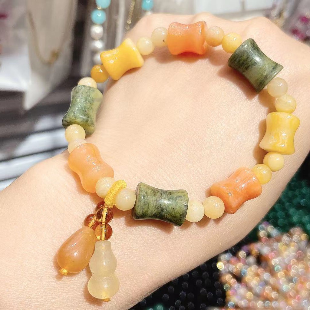 Vòng tay mã não tự nhiên / Vòng tay phong thủy mang lại may mắn, tài lộc 💕FREESHIP 50k💕- Những Điều Bình An