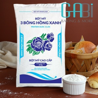 [Có sẵn] Bột mì 3 bông hồng xanh