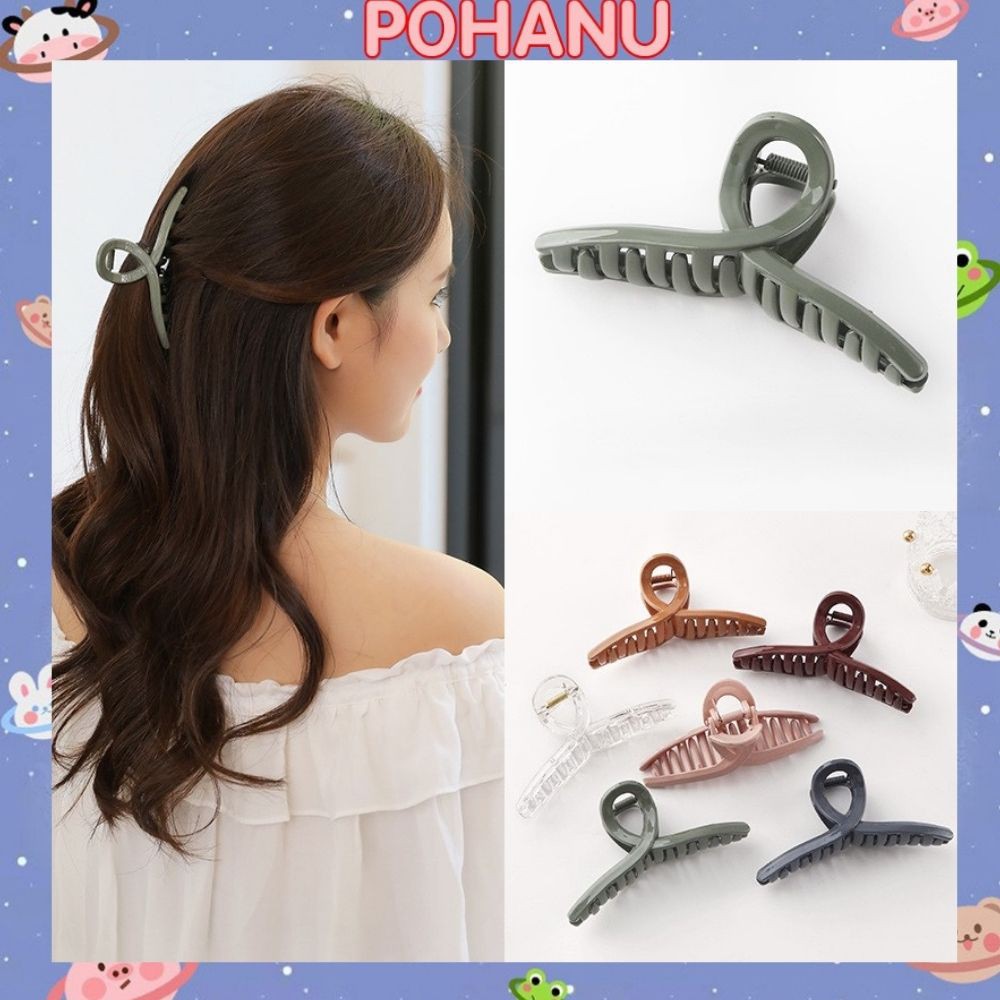 Kẹp tóc nữ Pohanu đẹp phong cách hàn quốc dễ thương giá rẻ KT18
