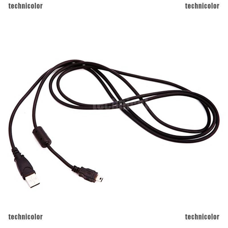 Dây cáp USB 2.0 màu đen dài 1.8m cho bộ điều khiển chơi game PS3