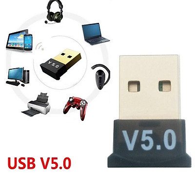 USB Bluetooth Dongle 5.0 giúp máy tính bàn, máy tính cây, Laptop thu phát sóng bluetooth