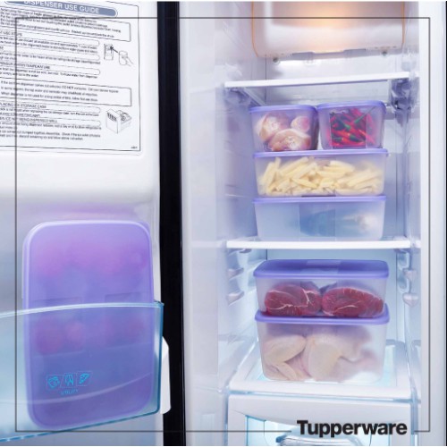 Bộ hộp trữ đông kín khí kín nước Freezermate Essential 7, hàng chính hãng Tupperware bảo hành trọn đời