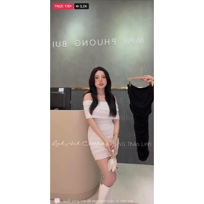 Đầm Body dáng trễ vai
