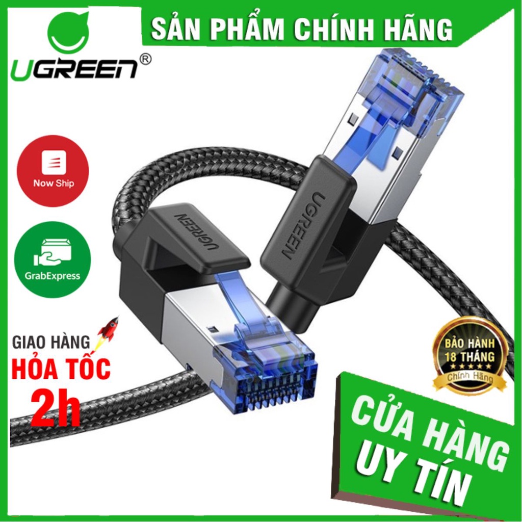 Ugreen NW153 - Dây cáp mạng Cat8 Ethernet RJ45 Cao Cấp (Tốc độ 40Gbps-2000MHz) 80429 80430 80431 804