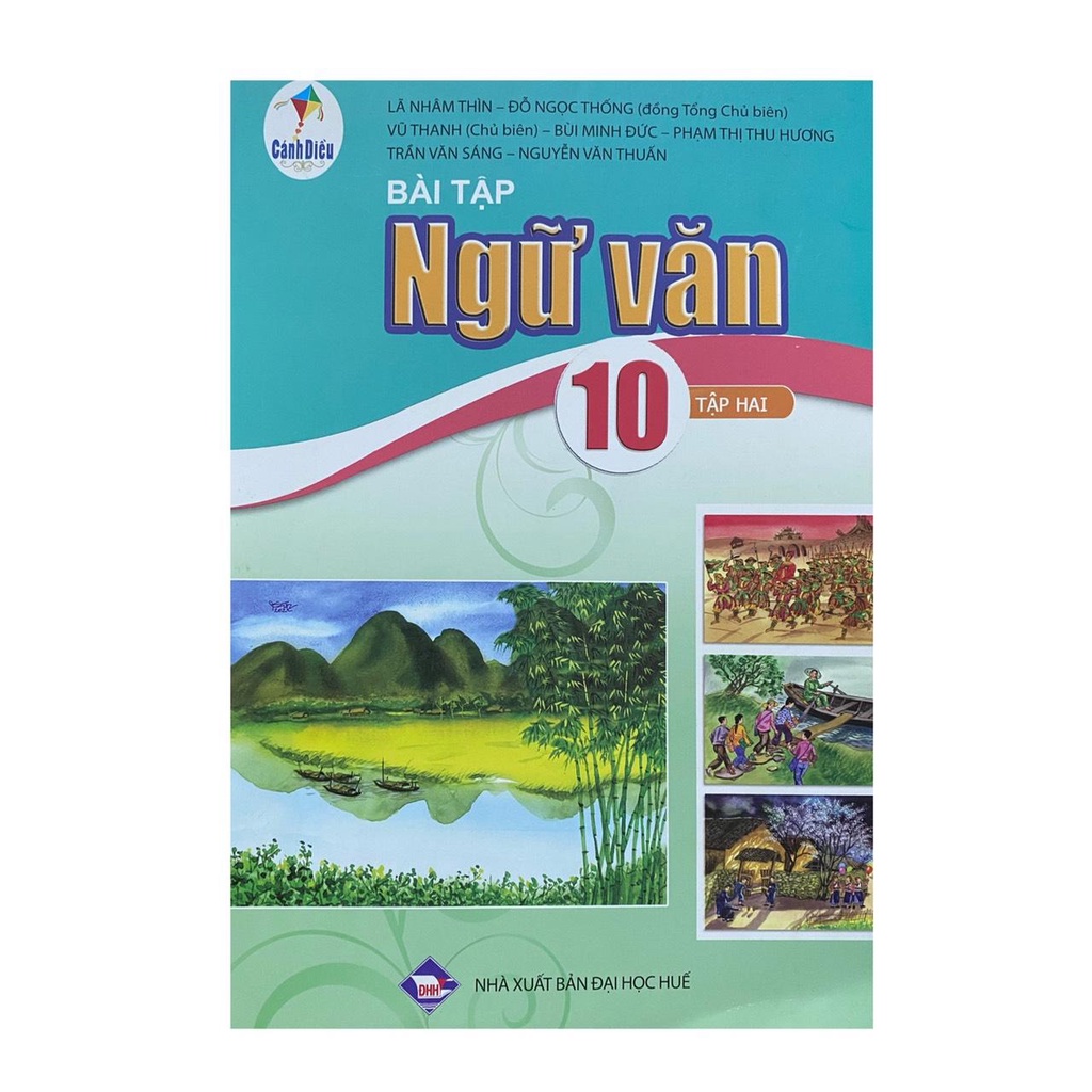 Sách - Bài tập ngữ văn 10 tập hai Cánh diều, Bán kèm 1 cuốn tô màu 15k