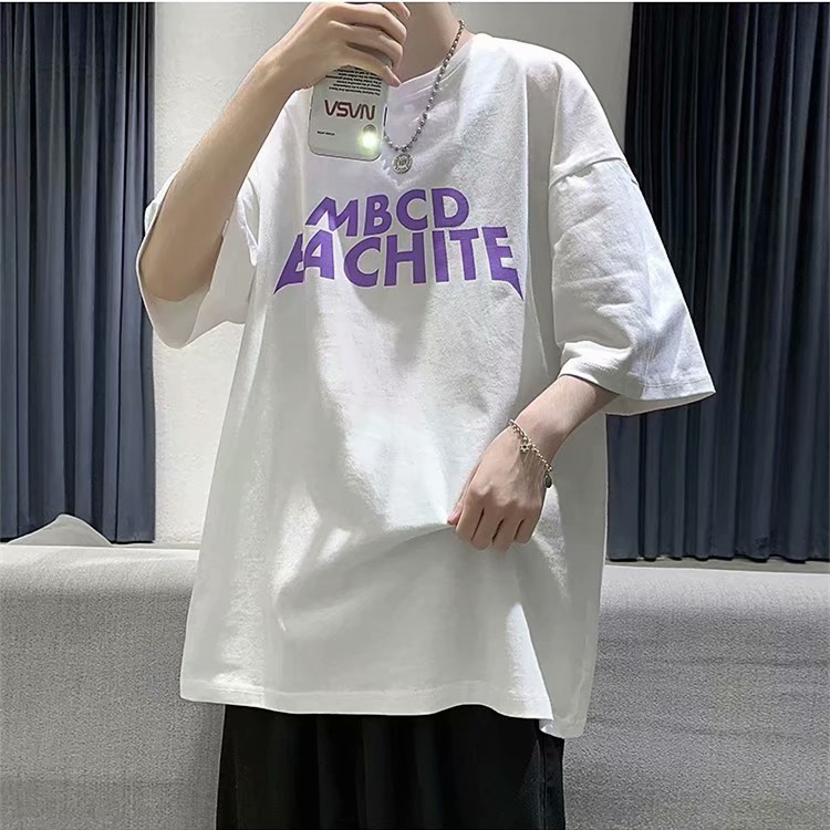 Áo Thun Nam Tay Ngắn Phong Cách Mùa Hè Thời Trang Hàn Quốc Size M-5Xl