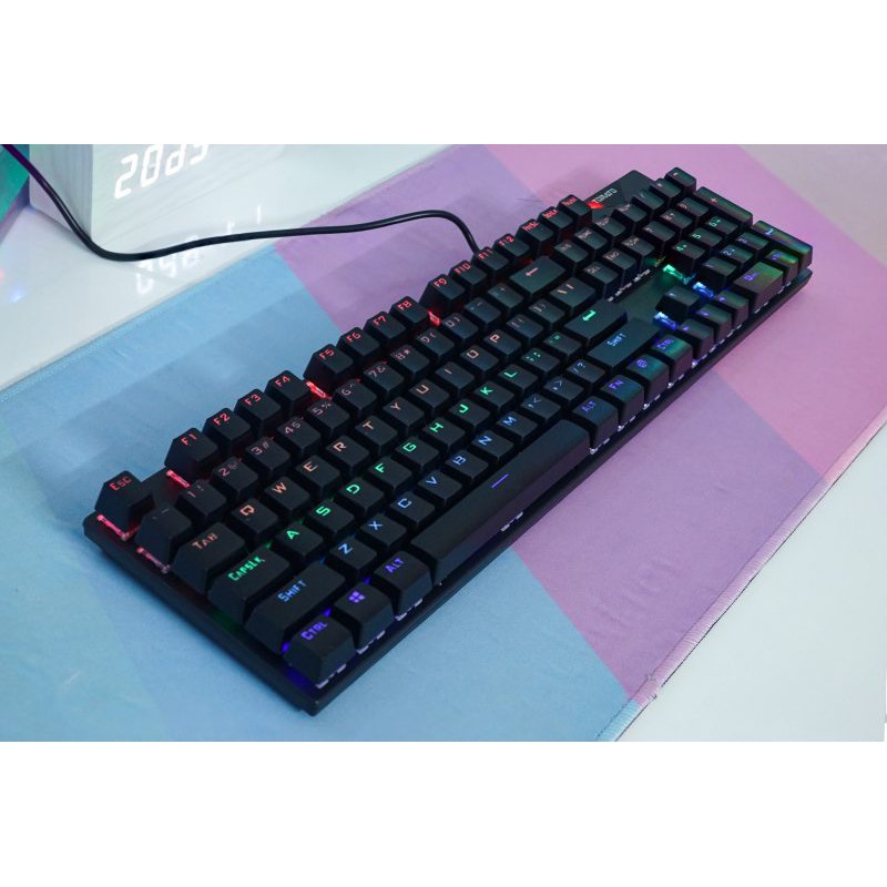 [Mã 153ELSALE2 giảm 7% đơn 300k] BÀN PHÍM CƠ TOMATO S220 LED RAINBOW