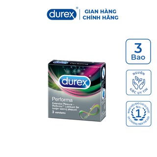 BAO CAO SU DUREX Performa 3 bao ( che tên sp)