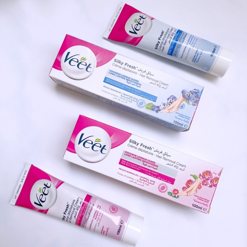 Kem Tẩy Lông Veet Pháp Thơm Mát Tự Nhiên Hair Removal Cream 100ml - Khongcoson