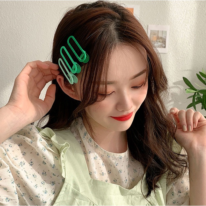 Kẹp Tóc Nhiều Màu Sắc Phong Cách Hàn Quốc Thời Trang Cho Nữ
