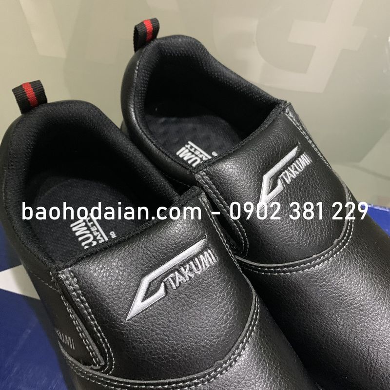 Giày bảo hộ lao động xỏ TAKUMI Nhật Bản TSH-225 - màu đen | BigBuy360 - bigbuy360.vn