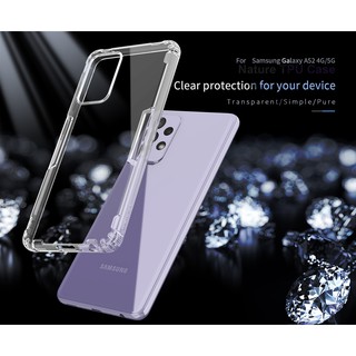 Ốp lưng dẻo Nillkin Samsung Galaxy A52. A72 Silicon bo viền chống sốc tốt Chính hãng