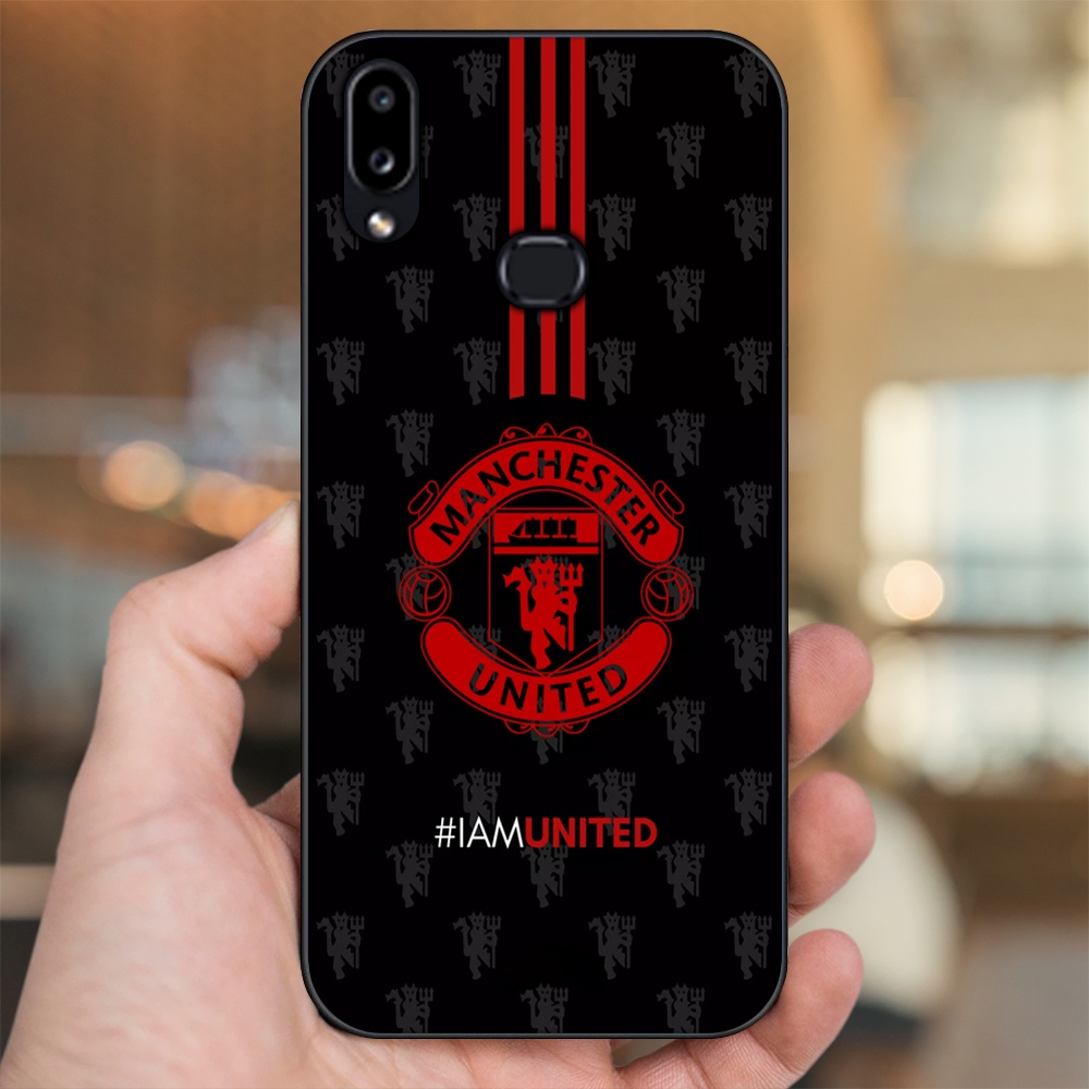 Ốp lưng Samsung A10S viền đen in hình MU Manchester United