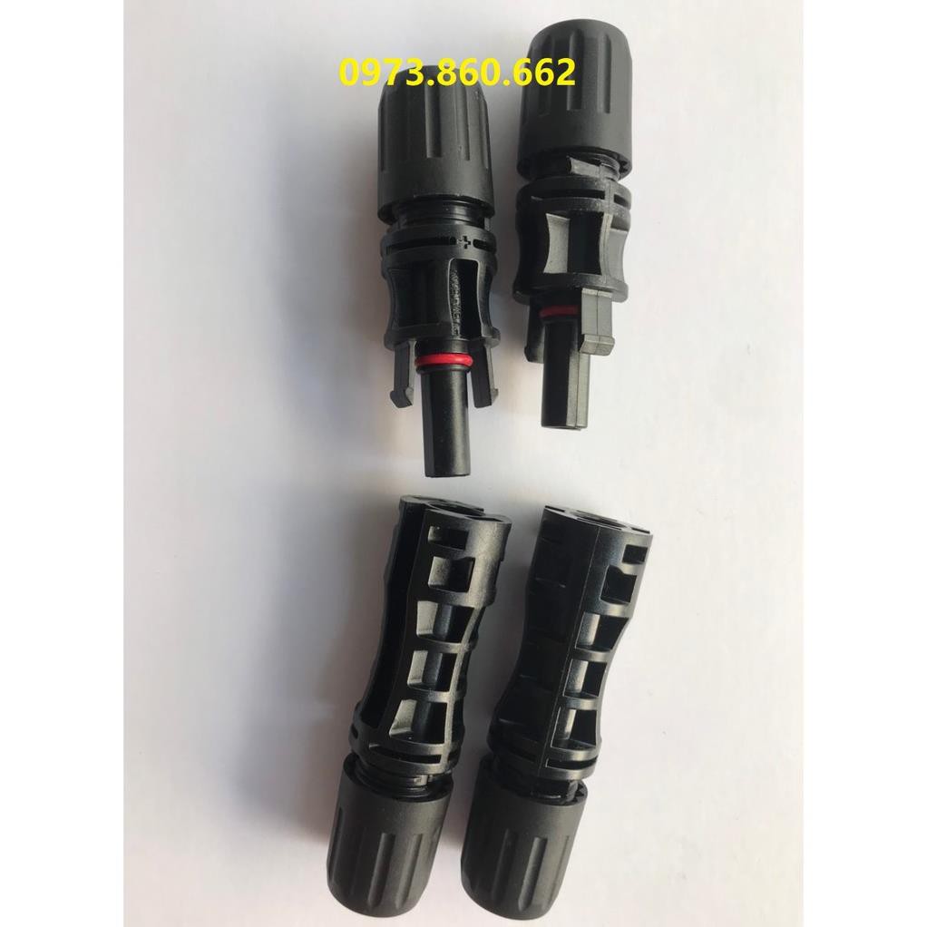 Giắc nối MC4 1500V loại tốt - Giắc nối dùng cho PIN năng lượng mặt trời -TBĐ