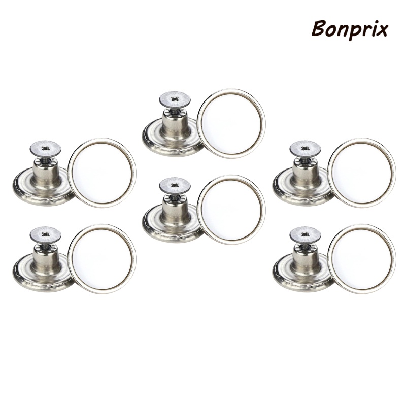 [Bon] Nút Quần Jean Bạc Bóng 17mm DIY
