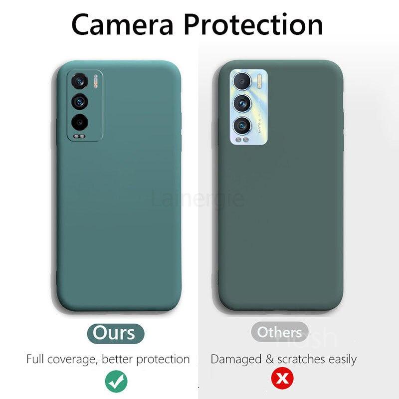 Ốp điện thoại silicone mềm màu trơn chống sốc cho Xiaomi Mi 11T Pro Mi11T Pro