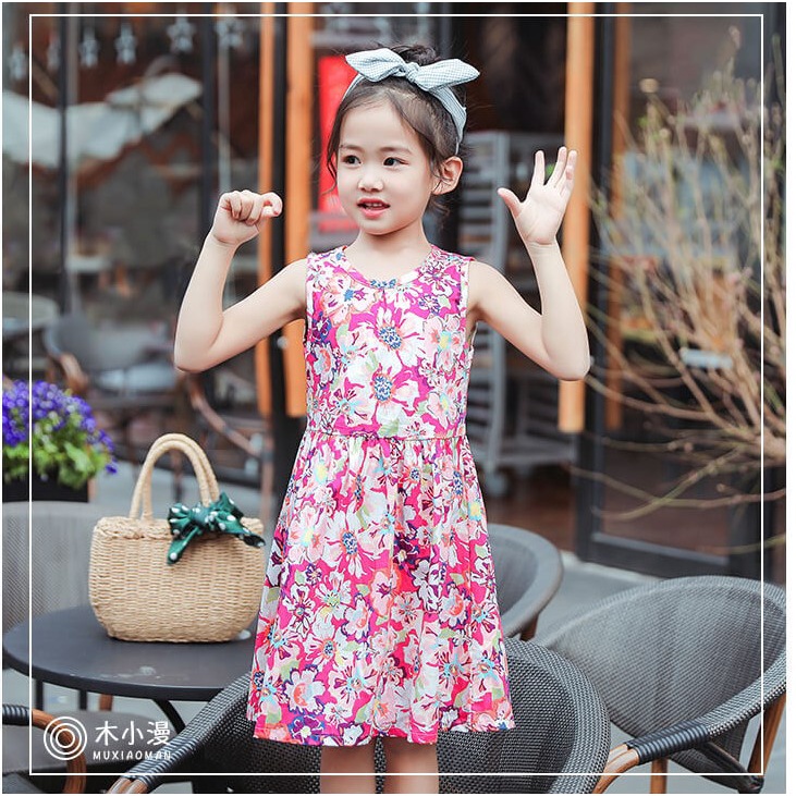 Váy bé gái hoa nhí xinh xắn size 11-28kg VH24