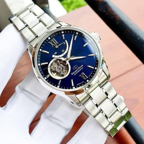 Đồng hồ nam dây thép ORIENT STAR RE-AT0001L00B chính hãng - kính Sapphire- Automati