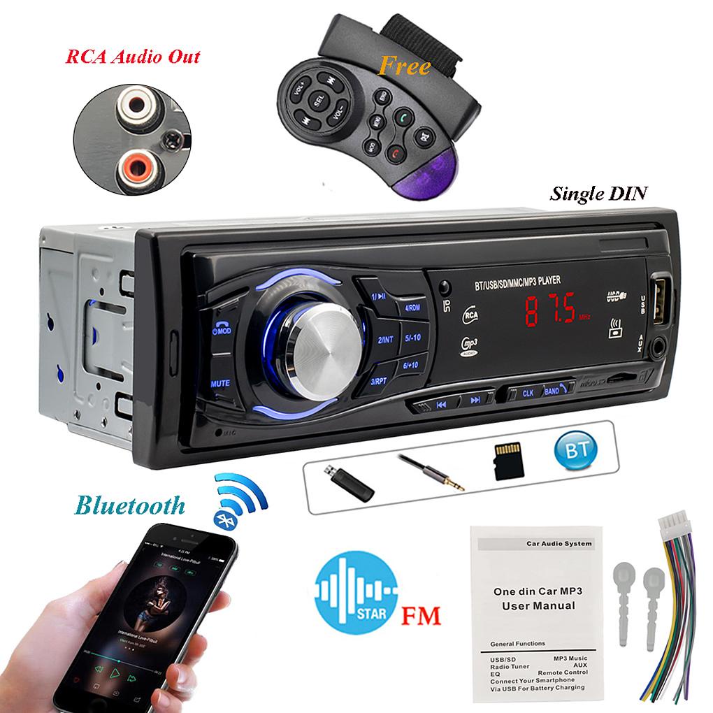 Vô Lăng Điều Khiển Máy Nghe Nhạc MP3 Kết Nối Bluetooth 87 5-107 9Mhz