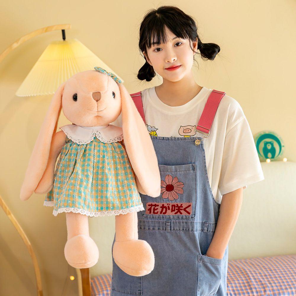 LILYES Thỏ Nhồi Bông Tai Dài 30 / 45CM Đáng Yêu Trang Trí Nhà Cửa